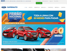 Tablet Screenshot of fordsuperauto.com.br